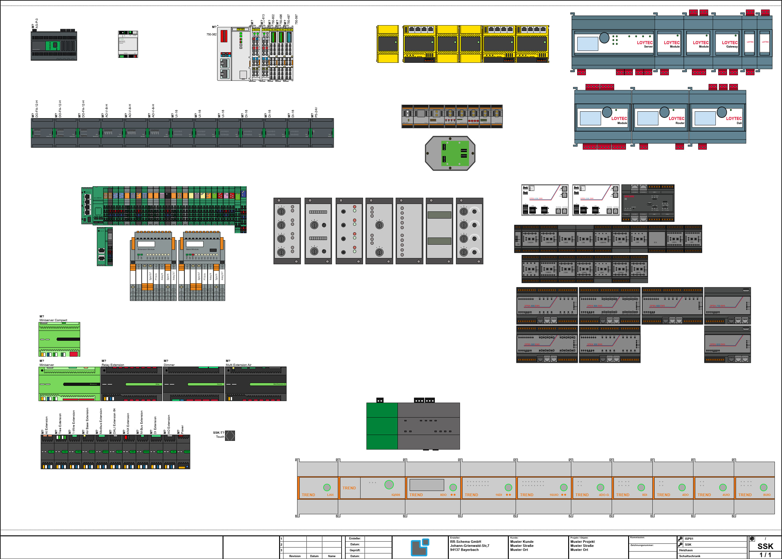 Module Loxone Sauter Loytec Deos Wago Schneider Elctric Gebäudeautomation